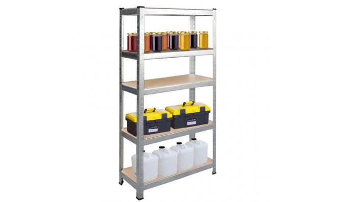 4 polcos Raktári állvány