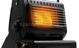 Sátorfűtő és gázfőzőlap, hordozható