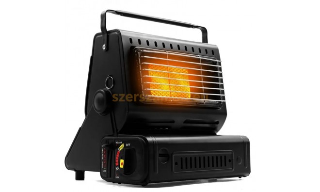 Sátorfűtő és gázfőzőlap, hordozható
