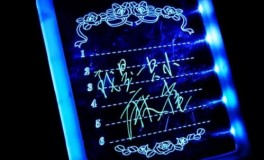 Ledes üzenőfal, rajztábla