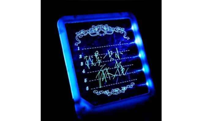 Ledes üzenőfal, rajztábla