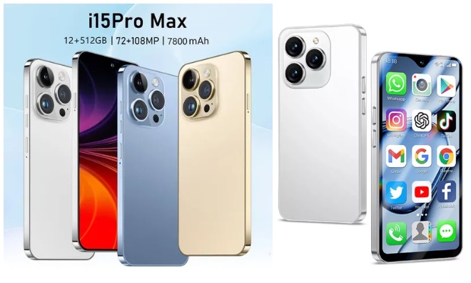 i15proMax 4G okostelefon 3GB+64GB