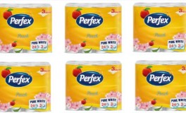 6x24 db Perfex WC papír, 3 rétegű