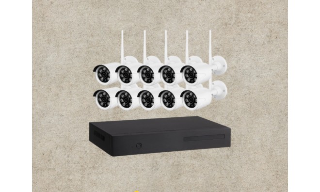 8 kamerás biztonsági kamerarendszer