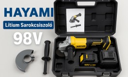 HAYAMI HA-1020 Lítium Sarokcsiszoló