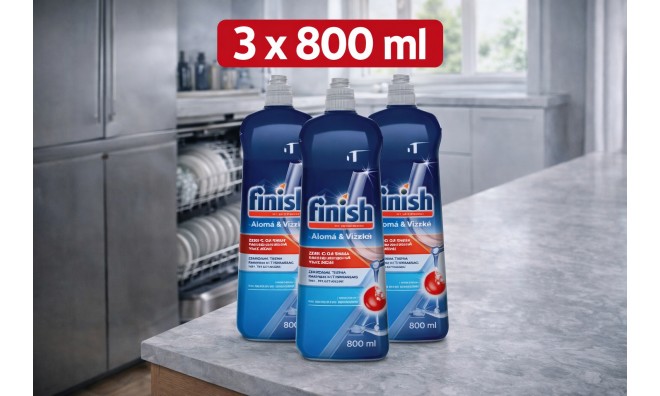 3x800ml Finish Rinse and Shine