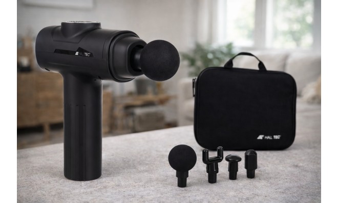 Malatec masszázspisztoly, 8 fej