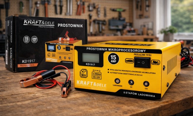 Kraft and Dele Akkumulátortöltő