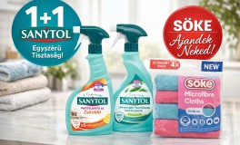 1+1 Sanytol Tisztítószer + Kendő