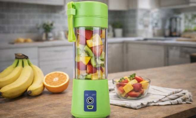 Hordozható akkus mini turmixgép USB