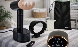 RUHHY 2000W fekete gőzölős vasaló