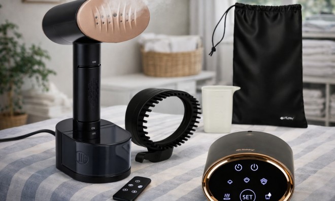 RUHHY 2000W fekete gőzölős vasaló