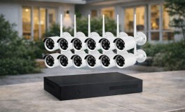 8 kamerás biztonsági kamerarendszer