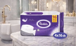 4x16 db VIOLETA WC papír, 3 rétegű
