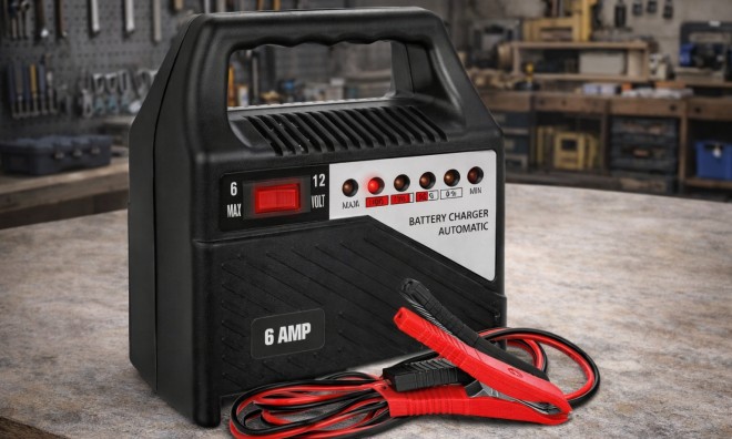 Akkumulátor töltő 12V 6A