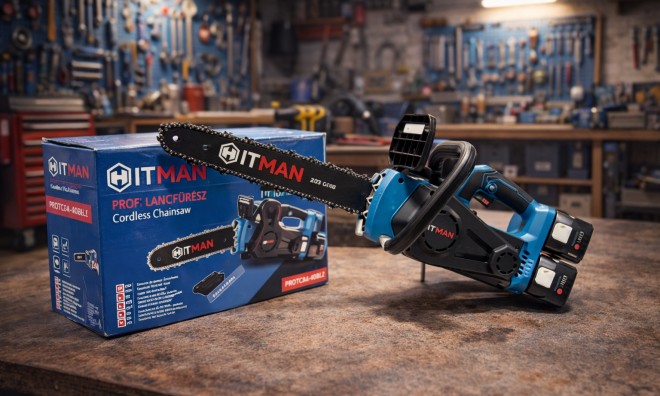 Hitman Akkumulátoros Láncfűrész