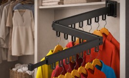 RUHHY Fali Kihúzható Ruhaszárító