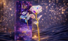 24K Aranyozott Örök Rózsa – Prémium