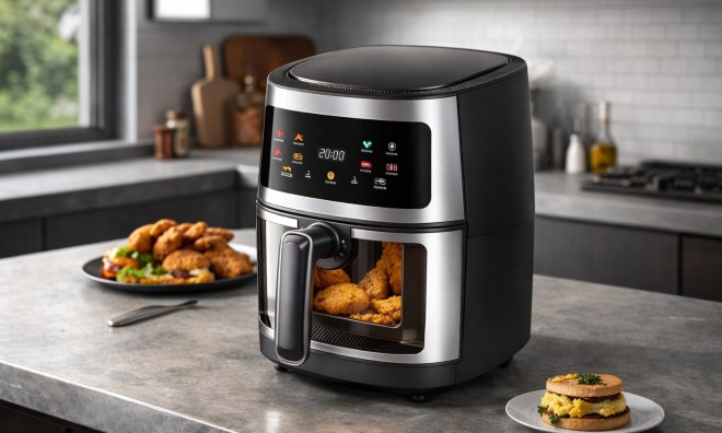 Kimiyo 8L 2400W légkeveréses sütő