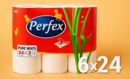 PERFEX 6x24 tekercs wc papír