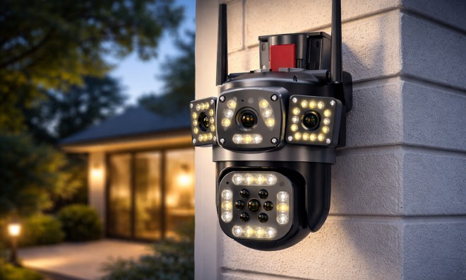 12.0 megapixel, dómkamera