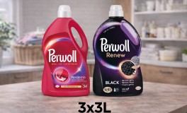 3x3 Perwoll, Mélyfekete, Színes