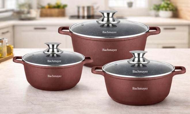 Bachmayer 3 r. kerámia edényszett