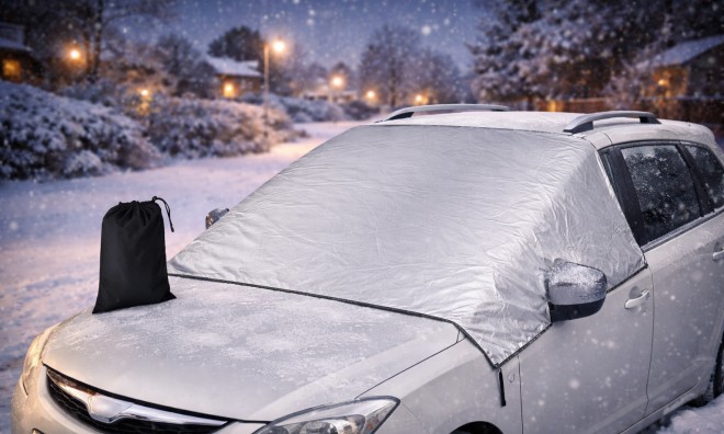 Mágneses Autós téli-nyári takaró