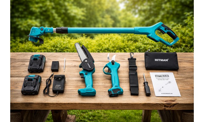 HITMAN Akkumulátoros kerti szett