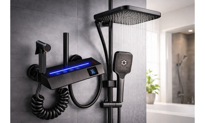 Prémium Piano zuhanyszett 