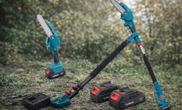 Magassági ágvágó szett 2 akkus 48V