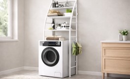 Mosógép feletti tárolópolc