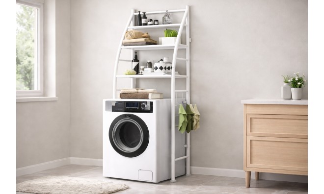 Mosógép feletti tárolópolc