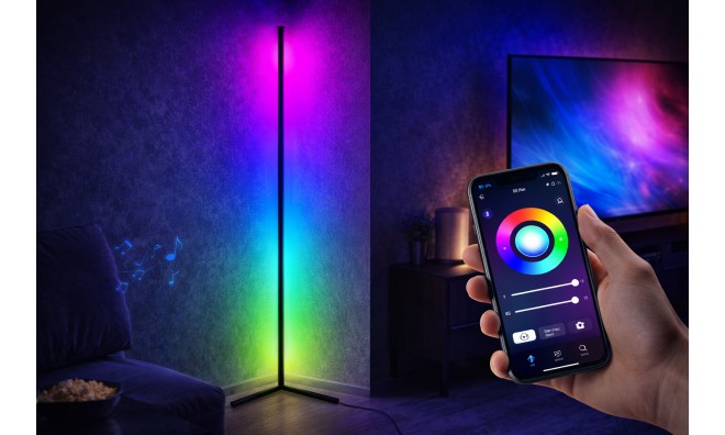 Színváltós LED Saroklámpa