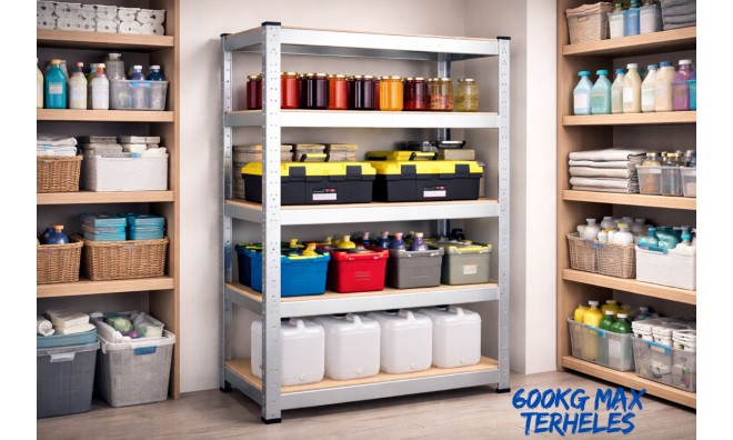 Magas Raktári állvány 174x80x40cm