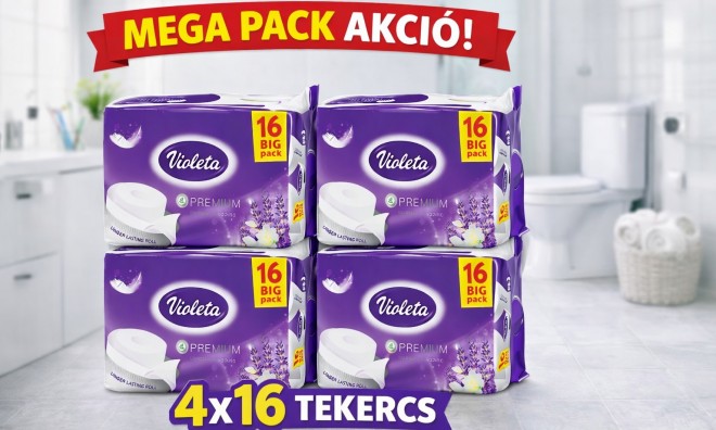 4x16 db Violeta Premium WC Papír