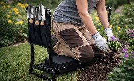 3az1-ben Kerti Térdelő-Pad és Szék