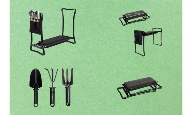 3az1-ben Kerti Térdelő-Pad és Szék 2