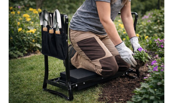 3az1-ben Kerti Térdelő-Pad és Szék