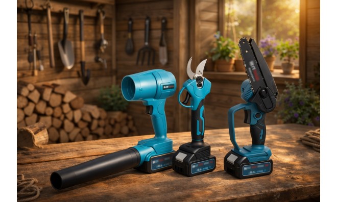 HITMAN Akkumulátoros Kerti Szett