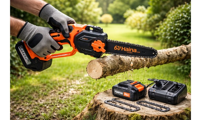 Haina akkumulátoros láncfűrész 62V
