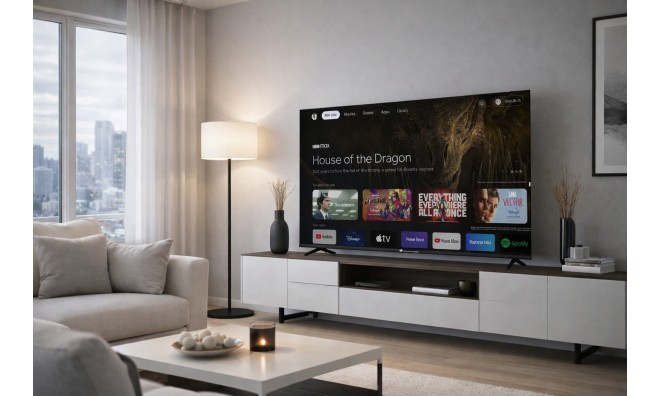 Continental 65'' QLED Google Tv