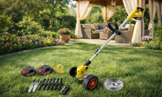 Kraftech Dupla Akkus fűkasza