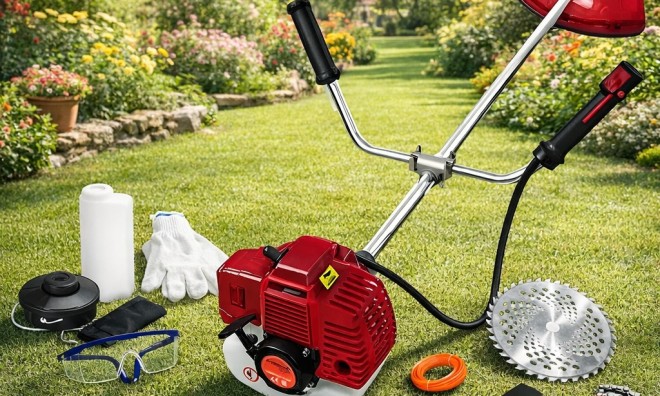 Orosz Kétütemű Benzines Fűkasza 