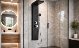 Modern hidromasszázs zuhanyrendszer