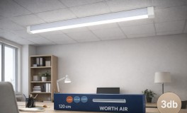3x216w Worth Air 120cm LED Lámpa