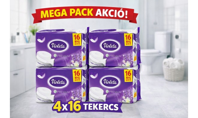 4x16 db Violeta Premium WC Papír