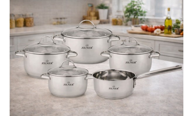 Rozsdamentes acél edénykészlet