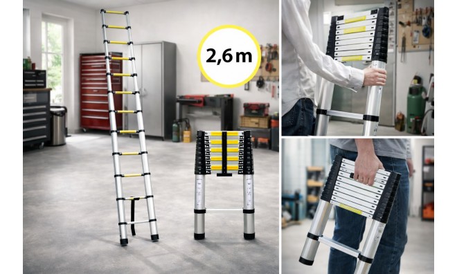 Haina teleszkópos létra 2,6m