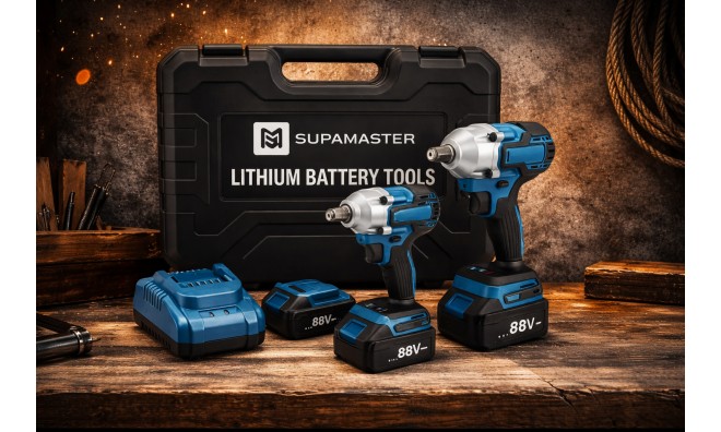 Akkus ütvecsavarozó készlet